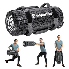 Worek treningowy / torba do ćwiczeń z uchwytami inSPORTline FitBag Camu 25 kg ∙ 7 uchwytów ∙ trening funkcjonalny ∙ cross-training