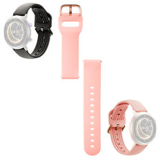 Pasek do smartwatcha inSPORTline Manzon & Brosel ∙ różowy ∙ elastyczny silikon ∙ sportowy design