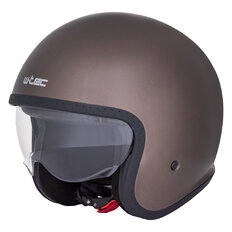 Kask motocyklowy W-TEC Valkorne Marron ∙ homologacja ECE 22.06 ∙ wyjmowana wyściółka ∙ szybkozłączka ∙ do okularów