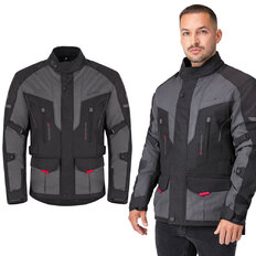 Męska kurtka motocyklowa W-TEC Xeniaq ∙ ochraniacze CE ∙ membrana wodoodporna ∙ podpinka termo ∙ AirVent