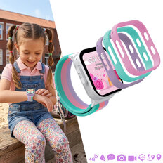Smartwatch dziecięcy inSPORTline Cubbio ∙ wymienne ramki ∙ śledzenie GPS ∙ przycisk SOS ∙ połączenia głosowe ∙ IP 67 ∙ karta SIM