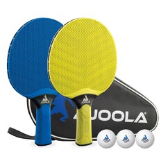 Zestaw do tenisa stołowego Joola Vivid Outdoor ∙ 2 rakietki ∙ 3 ciężkie piłeczki ∙ futerał na 2 szt ∙ outdoor