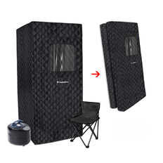 Przenośna sauna parowa inSPORTline Klementina II ∙ składana konstrukcja ∙ generator pary ∙ 5 trybów ∙ pilot zdalny