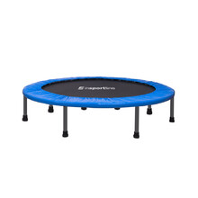 Trampolina fitness inSPORTline Flopper 122 cm ∙ nośność 100 kg ∙ rama ocynkowana stal ∙ mata PP ∙ 44 sprężyny ∙ wys. 30 cm