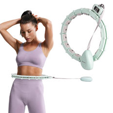 Hula hop z obciążeniem inSPORTline Weight Hoop Lite 69–135 cm ∙ magnetyczne wypustki ∙ ekran LCD ∙ regulowany obwód