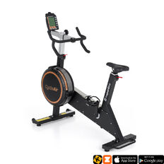 Profesjonalny rower spinningowy inSPORTline CycleAir ∙ powietrzno-magnetyczny ∙ 32 poziomy oporu ∙ 35 programów ∙ aplikacje Zwift/Kinomap