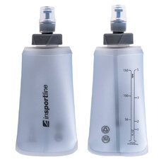 Składana sportowa butelka inSPORTline Hydroquick 150 ∙ softflask ∙ bez BPA ∙ miarka ∙ szczelne zamknięcie