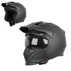 Kask motocyklowy modułowy W-TEC Badalone ∙ 3w1 ∙ zdejmowany daszek ∙ osłona przeciwsłoneczna ∙ kompatybilny z interkomem