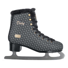 Łyżwy figurowe z futerkiem damskie WORKER Doty ∙ wyściółka ∙ ComfortFit ∙ Thermo Fit ∙ Safety Ankle ∙ stal nierdzewna