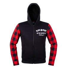 Bluza motocyklowa z kapturem W-TEC Black Heart Ramforge ∙ kieszenie na ochraniacze ∙ podszewka mesh ∙ luźny krój ∙ wyszywane logo