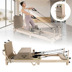 Reformer do pilatesu inSPORTline Comfolder EVO ∙ składany ∙ nośność 150 kg ∙ rama aluminiowa ∙ box w zestawie