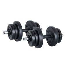 Hantle regulowane inSPORTline DBS2181 ∙ 2x3-10 kg ∙ cementowe wypełnienie ∙ gwintowane zaciski
