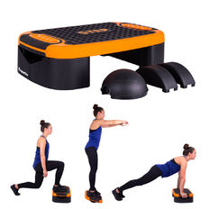 Wielofunkcyjny step do aerobiku inSPORTline Multifun ∙ z platformą balansu ∙ 3,6 kg ∙ antypoślizgowy ∙ stabilne nóżki ∙ nośność 200 kg