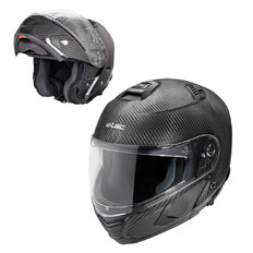 Kask motocyklowy full-carbon W-TEC Tensiler ∙ lekki ∙ skorupa karbon + włókno szklane ∙ wysuwana osłona słoneczna