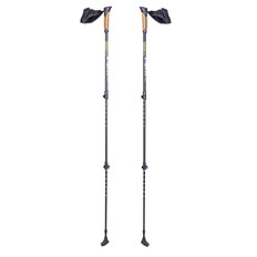 Kijki Nordic Walking inSPORTline Slogen ∙ teleskopowe 3-częściowe ∙ aluminium ∙ uchwyty korkowe ∙ 540 g para ∙ gumowe stopki ∙ paski z rzepem