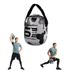 Hantla wodna do ćwiczeń inSPORTline Quabell 6 kg ∙ typ vin-bell ∙ regulowana do 6 kg ∙ neoprenowy grip ∙ antypoślizgowa