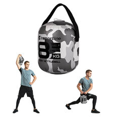 Hantla wodna inSPORTline Quabell 8 kg ∙ napełniana wodą ∙ PCV ∙ uchwyt neoprenowy ∙ mobilna