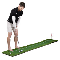 Mata treningowa golfowa inSPORTline Depique ∙ ćwiczenia celności ∙ 2 uniesione dołki ∙ sztuczna trawa 10 mm ∙ stabilna ∙ przenośna