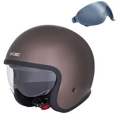 Kask motocyklowy W-TEC Valkorne Marron ∙ homologacja ECE 22.06 ∙ wyjmowana wyściółka ∙ szybkozłączka ∙ do okularów