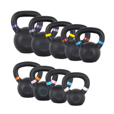 Hantle żeliwne inSPORTline Ketlebel Powder 4-20 kg powłoka proszkowa ∙ ergonomiczny uchwyt
