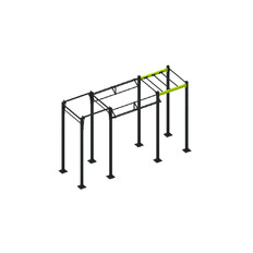 Siłownia klatkowa inSPORTline 20 ∙ wielofunkcyjne stanowisko ∙ powierzchnia 7,5 m² ∙ 14 kolumn ∙ nośność 250 kg