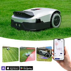 Bezprzewodowa kosiarka automatyczna Anthbot Genie 600 (900m²) ∙ robot koszący ∙ omijanie przeszkód AI ∙ detekcja deszczu ∙ aplikacja mobilna