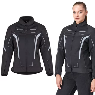 Letnia damska kurtka motocyklowa W-TEC Mirelia ∙ system AirVent ∙ protektory CE ∙ odpinana membrana ∙ elementy odblaskowe Visionight - Czarno-szary