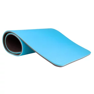 Mata do ćwiczeń fitness Profi 180 × 60 cm inSPORTline ∙ pianka z pamięcią ∙ grubość 16 mm  ∙ TPE - Niebieski