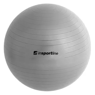 Piłka gimnastyczna / fitness do ćwiczeń Top Ball inSPORTline 75 cm ∙ nośność 600 kg ∙ antypoślizgowa powierzchnia - Szary