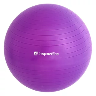 Piłka gimnastyczna / fitness do ćwiczeń Top Ball inSPORTline 85 cm ∙ nośność 600 kg ∙ antypoślizgowa powierzchnia - Fioletowy