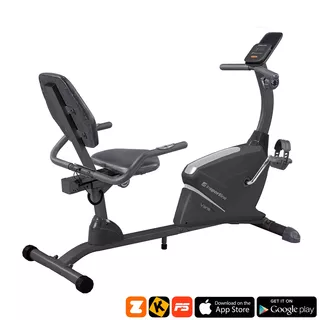 Rower poziomy treningowy inSPORTline Varis ∙ rehabilitacyjny ∙ siodełko żelowe ∙ magnetyczny ∙ 8 poziomów oporu ∙ wyświetlacz LCD ∙ Bluetooth