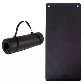 Mata gimnastyczna do ćwiczeń inSPORTline Fity Advance ∙ do jogi i pilatesu ∙ amortyzująca ∙ wodoodporna ∙ z uchwytem ∙ 1,5 cm