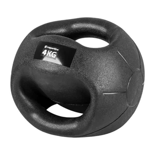 Piłka lekarska z uchwytami Grab Me 4 kg inSPORTline ∙ uchwyty boczne ∙ powierzchnia antypoślizgowa
