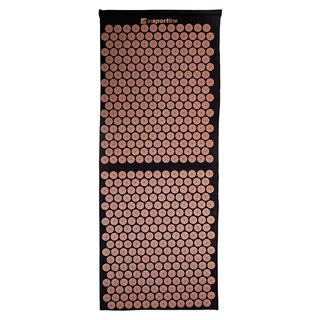 Mata do akupresury inSPORTline AKU-1000 ∙ 125×50 cm ∙ 300 płytek ∙ 12600 kolców ∙ głęboka stymulacja - mus czarno-mokka