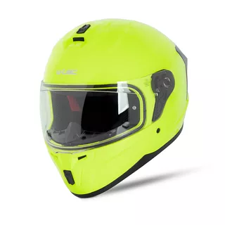 Kask motocyklowy turystyczny pełny W-TEC Buenaventa - fluorescencyjny żółty połysk