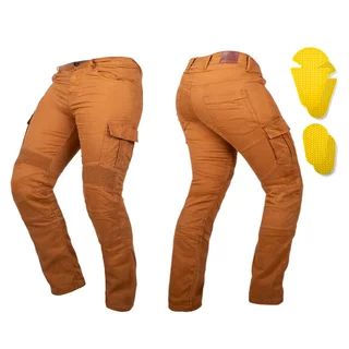 Spodnie motocyklowe męskie jeansy W-TEC Wallbridge Caramel - karmel
