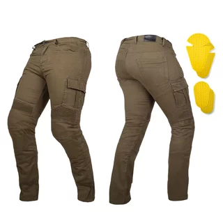 Spodnie motocyklowe męskie jeansy W-TEC Wallbridge Olive - Oliwkowa zieleń