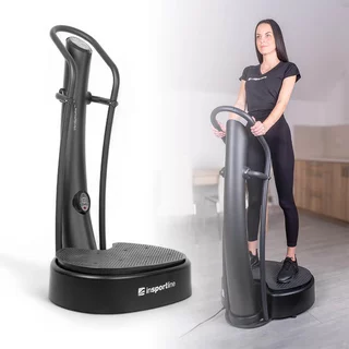 Platforma wibracyjna VibroGym inSPORTline Lotos Max ∙ wibracje pionowe + 3D ∙ 50 poziomów ∙ antypoślizgowa podstawa
