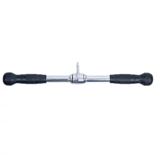 Gryf zaczepowy inSPORTline Rubetrix ∙ do tricepsa i wiosłowania ∙ gumowe stopery ∙ płynny ruch ∙ waga 2,45 kg ∙ stal