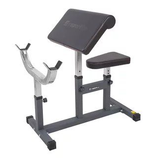 Ławka z modlitewnikiem do bicepsu inSPORTline LKC301 ∙ solidna rama 50×50 mm ∙ regulowana wysokość ∙ 150 kg nośności