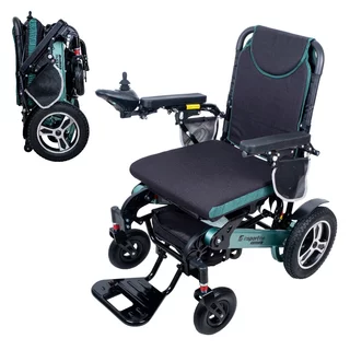Elektryczny wózek inwalidzki inSPORTline Hawkie Basic II ∙ 500 W ∙ zasięg 24 km ∙ nośność 120 kg ∙ prędkość 6 km/h - Zielony
