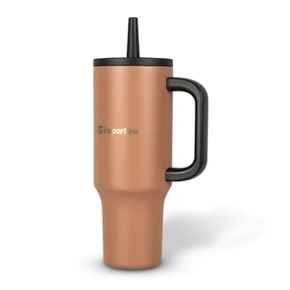 Kubek termiczny inSPORTline Cocoanna 1200 ml ∙ stal nierdzewna ∙ podwójne ścianki ∙ uchwyt ∙ 6 h ciepła / 10 h zimna