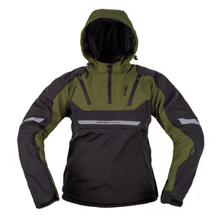 Męska kurtka motocyklowa W-TEC Annorack ∙ Softshell ∙ ochraniacze CE ∙ wentylacja - khaki-czarny