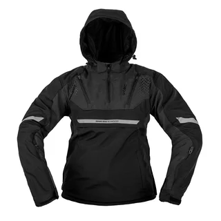 Męska kurtka motocyklowa W-TEC Annorack ∙ Softshell ∙ ochraniacze CE ∙ wentylacja - Czarny