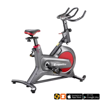 Rower treningowy spinningowy inSPORTline Agneto LCD ∙ magnetyczny opór ∙ cichy napęd pasowy ∙ 8 stopni obciążenia ∙ regulacja siodełka