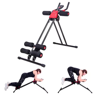 Ławka / trenażer do ćwiczeń brzucha inSPORTline AB Lifter Easy ∙ 4 poziomy oporu ∙ składane ∙ LED
