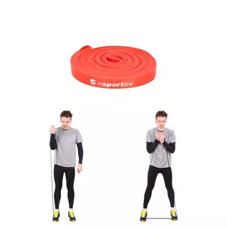 Guma oporowa / pętla do ćwiczeń inSPORTline Hangy X-Light ∙ 204×1,3 cm ∙ obówd 204 cm ∙ opór 12 kg