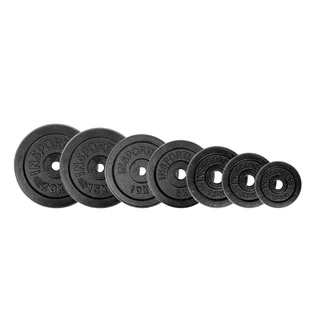 Obciążenie żeliwne inSPORTline CastCzech 30 mm 0,5-20 kg