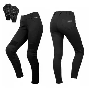 Legginsy motocyklowe damskie W-TEC Lukrecia Evo - OUTLET - Czarny