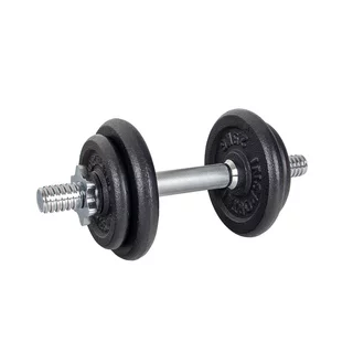 Hantla regulowana inSPORTline 5-10 kg ∙ gryf chromowany ∙ obciążniki żeliwne ∙ powłoka antykorozyjna
